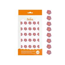 Picture of 30 SUGAR DECORATION SMALL FLOWER PINK